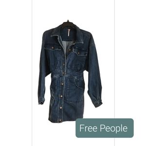 Free People jean jacket NWOT Size XS